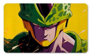 Playmat Dragon Ball Cell – Diseño Intimidante para Fans