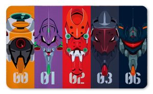 Playmat Evangelion Units 00-06 – Neon Genesis Evangelion