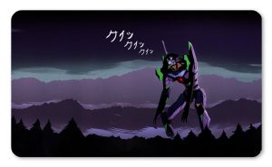 Playmat de Evangelion Unit 01 Paisaje Oscuro