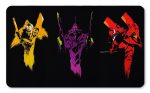 Playmat de Evangelion Unit 00, 01 y 02 Minimalista