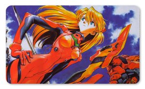 Playmat Asuka y Unit 02 Evangelion