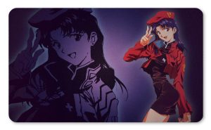 Playmat Misato Evangelion Diseño Vibrante