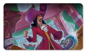 Playmat Lorcana Capitán Garfio Capitán del Jolly Roger