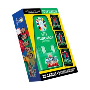 Mini Lata Topps Euro 2024 Match Attax - Super Strikers (Incluye a Morata LE)