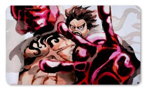 Tapete One Piece Gear 4 inspirado en Luffy y su transformación Gear 4
