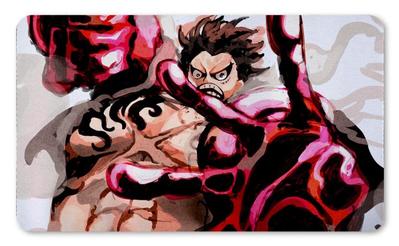 Tapete One Piece Gear 4 inspirado en Luffy y su transformación Gear 4